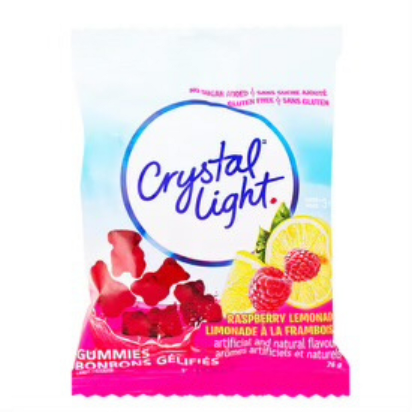 Crystal Light Gummies Raspberry Lemonade