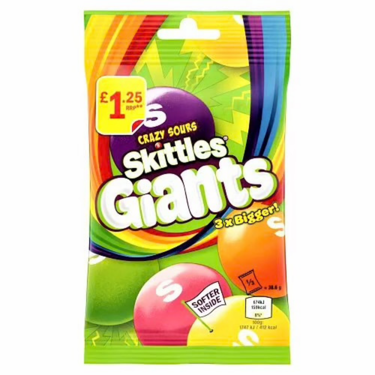 Giant Sour Skittles